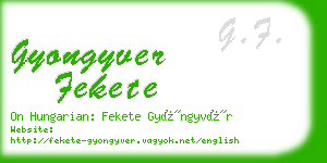 gyongyver fekete business card